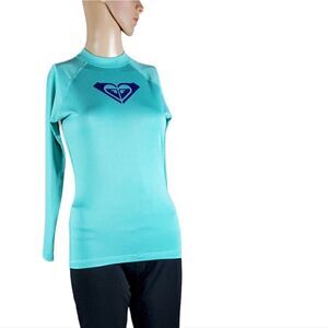 Roxy Mint Green & Purple Rashguard
